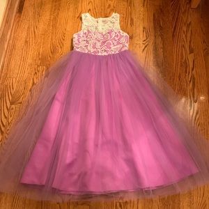 Girls lavender dress